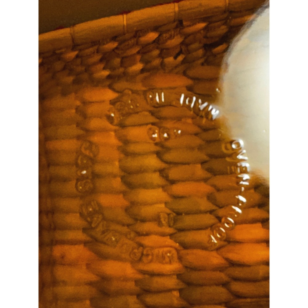 Anchor Hocking Amber Series 435 Square Baking Dish with Woven Serving Basket - Picture 3 of 8